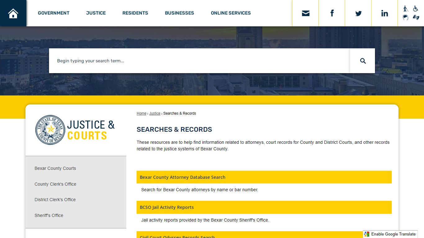 Searches & Records | Bexar County, TX - Official Website